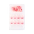 thumbnail image 1 of ziyahi False Nail Wearable Perfect Matching Simple to Wear No Irritating Odor Fake Fingernail Breathable Press Type Adjustable Paster Type 16 Type 18 F741 1Set, 1 of 6
