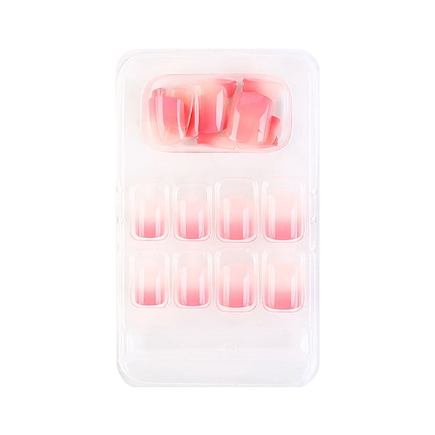 Uñas postizas a prueba de agua Vogacara Jelly Rubber Cobertura completa Transpirable tipo prensa 18 F741