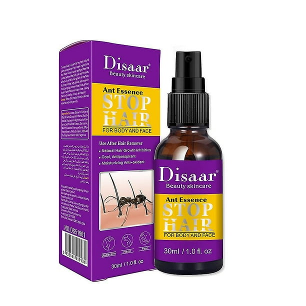 El aceite de hormiga antipelo suprime el vello de los muslos y los brazos elimina el vello y detiene el crecimiento del vello Spray Niuniu