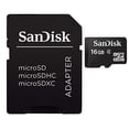 thumbnail image 1 of Tarjeta de memoria flash SanDisk Mobile Class4 MicroSDHC SDSDQM-B35A con adaptador de 16 GB, 1 of 2