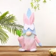 thumbnail image 4 of Easter Gnome Bunny, Handmade Swedish Tomte Plush Rabbits with Easter Egg and Carrot, Suitable for Easter Decoration Household Ornaments Spring Decor Gifts, 4 of 9