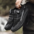 thumbnail image 3 of Men's Comfortable Casual Sneakers, Anti-Slip Hiking Shoes for Outdoor Running, High-Quality Easy-to-Pair Buckle Shoes, Suitable for Holiday Use, 3 of 9