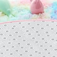 thumbnail image 4 of DweIke Round Rug for Bedroom,Soft Shaggy Area Rugs for Living Room Decor,Fluffy Circle Carpets for Nursery,3'x3',Rainbow, 4 of 7