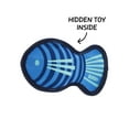 thumbnail image 3 of BARK Super Chewer Blue Rad Herring Blue Fish Rubber Dog Toy M, 3 of 9