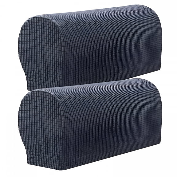 AUQ Set of 2 Stretch Armrest Covers Arm Covers for Chairs Couch Sofa Armchair Slipcovers for Recliner Sofa