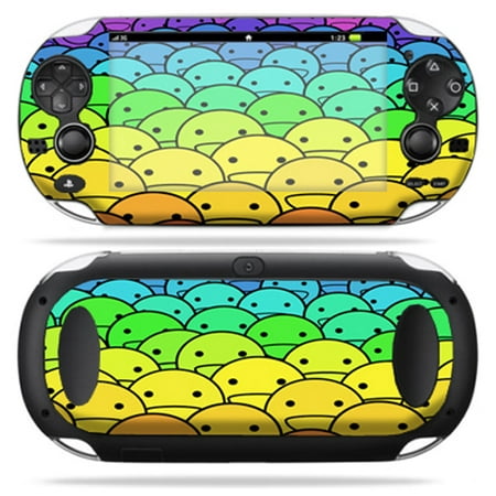 Protective Vinyl Skin Decal Cover For Sony Ps Vita Playstation Happy Face - happy face roblox decal roblox free accessories