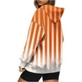 thumbnail image 6 of Utoimkio Oversized Striped Hoodies for Women Pullover Long Sleeve Sweatshirts for Women Loose Fit Fall Winter Outfits with Pockets, 6 of 6