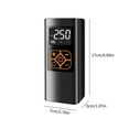thumbnail image 4 of Wireless Tire Inflator with Rechargeable Battery, 6.7x2.75x1.96in, Digital Pressure Gauge, 5 Modes Auto-Shutoff, 4 of 9