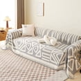 thumbnail image 1 of Nvzi Couch Cover Grey Chenille Sofa Covers Boho Tassel Sofa Towel Cover for Living Room Sofa Easy Fit Washable Furniture Sofa Protector 70.87*118.11inch, 1 of 5