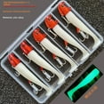 thumbnail image 1 of Ensemble de 5 Pcs de 30 g d'Appâts Souples pour Achigan, Perche et Plus – vers Mous Réalistes à Queue en T avec Design Réaliste, Matériau Durable de Haute Qualité, Facile à Utiliser pour Débutants et Pros, Pêche Compacte et Légère, 1 of 6