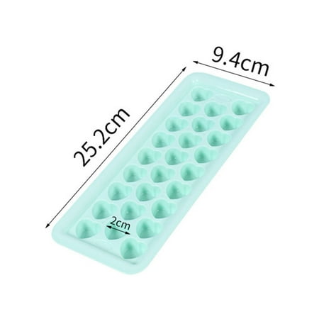 

YUEHAO Kitchen Gadgets Five Pointed Star Square Heart Shaped Ice Ice Pellet Mold Silicone 26 Shaped Ice Cube Mold Green