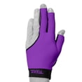 thumbnail image 2 of Tiger-X PRO Series Billiard Glove – Medium - for Left Hand (Right-Handed Players) - Purple Color – Open Fingers - Professional Pool Cue Glove with Enhanced Fit & Breathable Design, 2 of 6