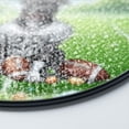 thumbnail image 4 of Happy Easter Hello Spring Pitbull Playing Football Stained Glass Suncatcher Terrier Dog Lover Window Hanging Sign Decor - 13003, 4 of 5