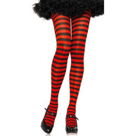 

Ladies Bottoming Stockings Skin-Friendly Striped High Waist Tights Pantyhose