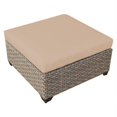 thumbnail image 1 of TKC Monterey Patio Wicker Ottoman in Wheat, 1 of 2