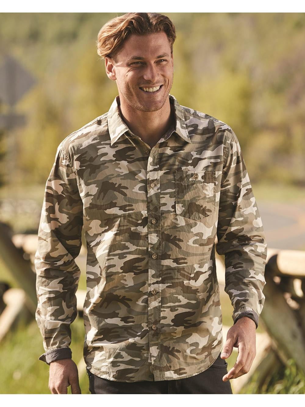 Fall Vintage Camo Long Sleeve Shirt 