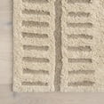 thumbnail image 4 of nuLOOM Finlay Modern Wool Machine Washable Area Rug, 7' 6" x 9' 6", Finlay Ivory, 4 of 9