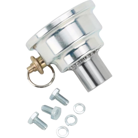 Pin-Style Quick Release Steel Steering Wheel Hub, 3/4 Inch Steel Shaft