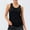 Black, variant on Women's Racerback Workout Tank Tops Breathable Lightweight for Running Yoga Gym & Summer Loose Fit Casual Wear Silk Top with Lace Spaghetti Strap Crop Tops for Women plus Size Soft Girl Crop