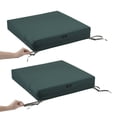 thumbnail image 4 of Classic Accessories Ravenna® Water-Resistant Patio Lounge Chair/Loveseat Cushion, 25 x 27 x 5 Inch, Mallard Green, 4 of 15
