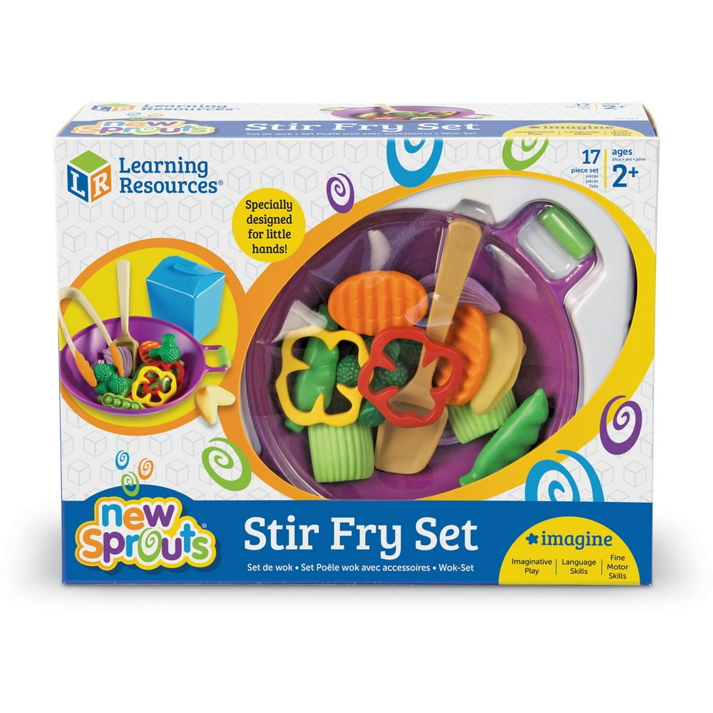 New Sprouts, LRN9264, Stir Fry Play Set, 17 / Set, Assorted Walmart