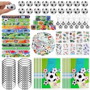 294 Pieces Soccer Party Supplies Set Bulk Sports Goodie Bag Fillers for Soccer Party Gifts Bags