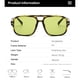 thumbnail image 4 of Gafas Impresión Leopardo Retro Trendy Gran Cuadrado () Verde, 4 of 9