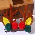 thumbnail image 2 of Christmas Girls Hair Clips Deer Horn Barrettes Reindeer Hair Clip Antlers Hair Clips Ornament Hair Accessories for Women Girls Cute Reindeer Hair Barrettes Accessories Festive Party Cosplay Gifts, 2 of 4
