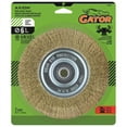 thumbnail image 2 of Gator 6 in. Coarse Crimped Wire Wheel Brush Brass Coated Steel 4500 rpm 1 pc, 2 of 2