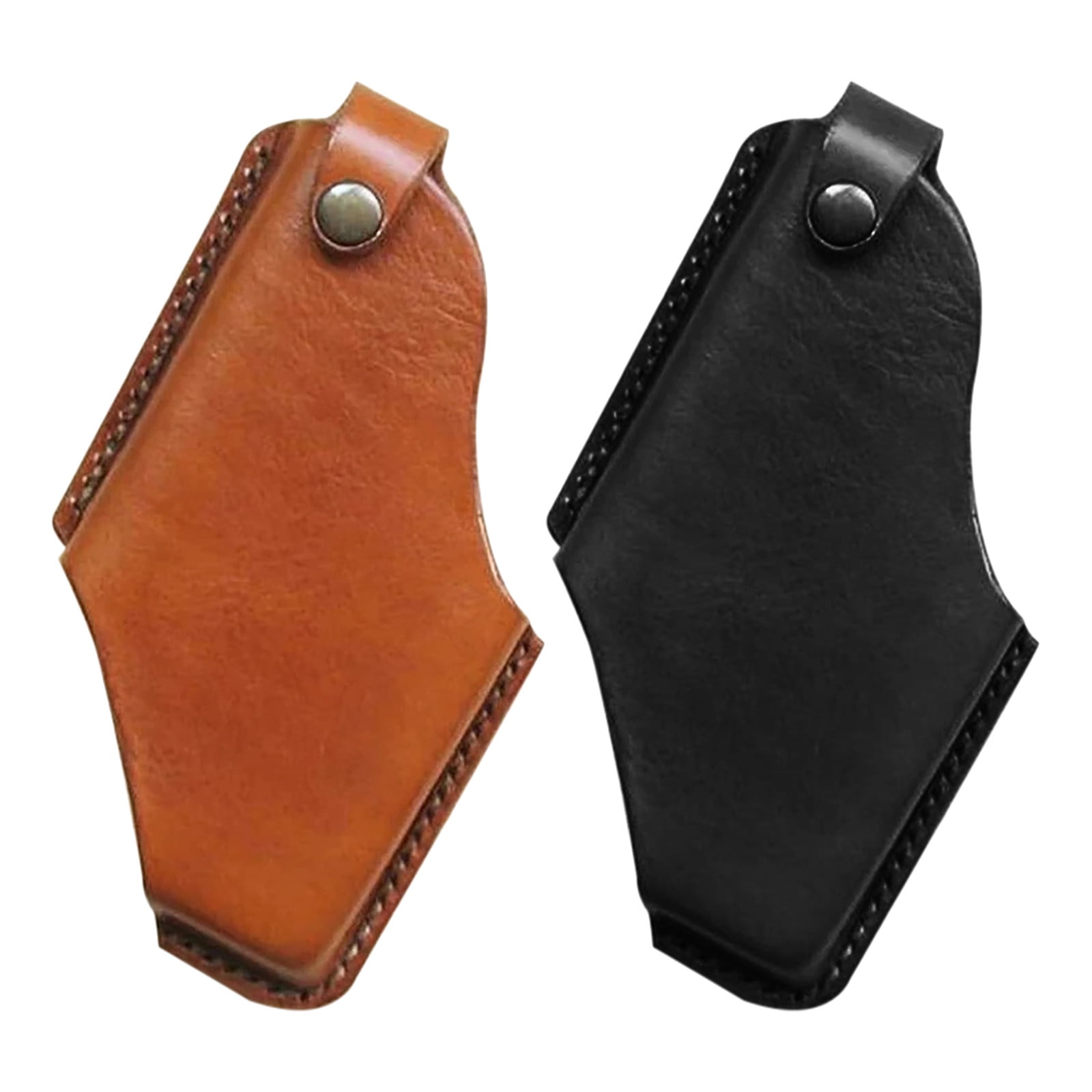 Leather Two phone case with belt loop, Leather Dual Phone Case, Leathe –  Halcy WORLD