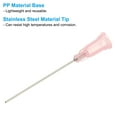 thumbnail image 3 of Agujas de dispensación de 20Ga, 52PCS, agujas de dispensación de punta roma de 1.5 pulgadas con bloqueo Luer para rellenar tintas líquidas, adhesivos, aceites, rosa, 3 of 7
