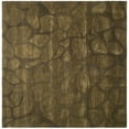 thumbnail image 4 of SAFAVIEH Soho Acton Abstract Wool Runner Rug, Brown, 2'6" x 8', 4 of 5
