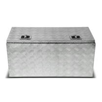 DNA Motoring TBOX-T2-36-ALU 36"x18"x16" Aluminum Pickup Truck Bed Trailer Key Lock Storage Tool Box