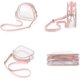 thumbnail image 5 of Bolso bandolera transparente para mujer, bolso pequeño transparente aprobado por el estadio, bolso de hombro transparente transparente, 5 of 5