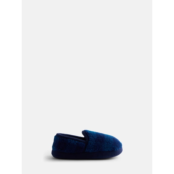 Wonder Nation Little and Big Boys Plaid Slippers