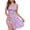 Purple, variant on Summer Dresses for Women Sleeveless Square Neck Midi Dress Boho Floral Print Beach Sundress with Pockets