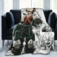 thumbnail image 3 of My Hero Academia Blanket, Anime Throw Blanket For Couch Sofa Bed, Soft Cozy Lightweight Warm Flannel Blanket, Home Decor, Anime Gifts For Boys Girls Kids Teens, 80"X60", 3 of 9