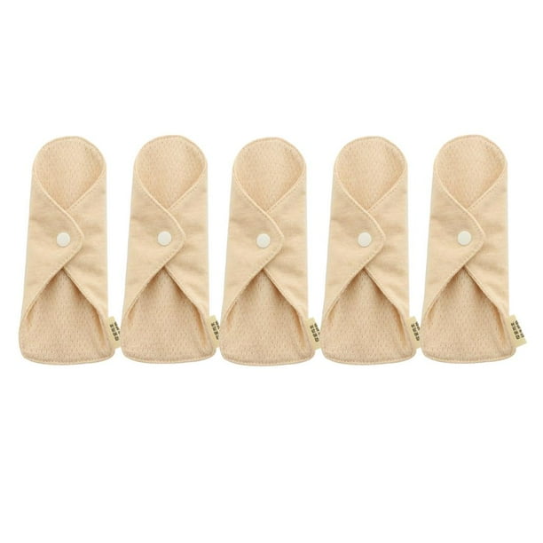 5 piezas de tela Almohadilla sanitaria reutilizable Yuyangstore Almohadilla sanitaria lavable