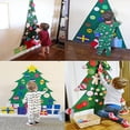 thumbnail image 4 of Juego de árbol de Navidad de fieltro Diy, adornos desmontables, regalos de Navidad para colgar en la pared para niños, decoraciones navideñas, 4 of 5
