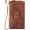 BrownGold, variant on Wallets for Women Genuine Leather Credit Card Holder with RFID Blocking Large Capacity Wristlet