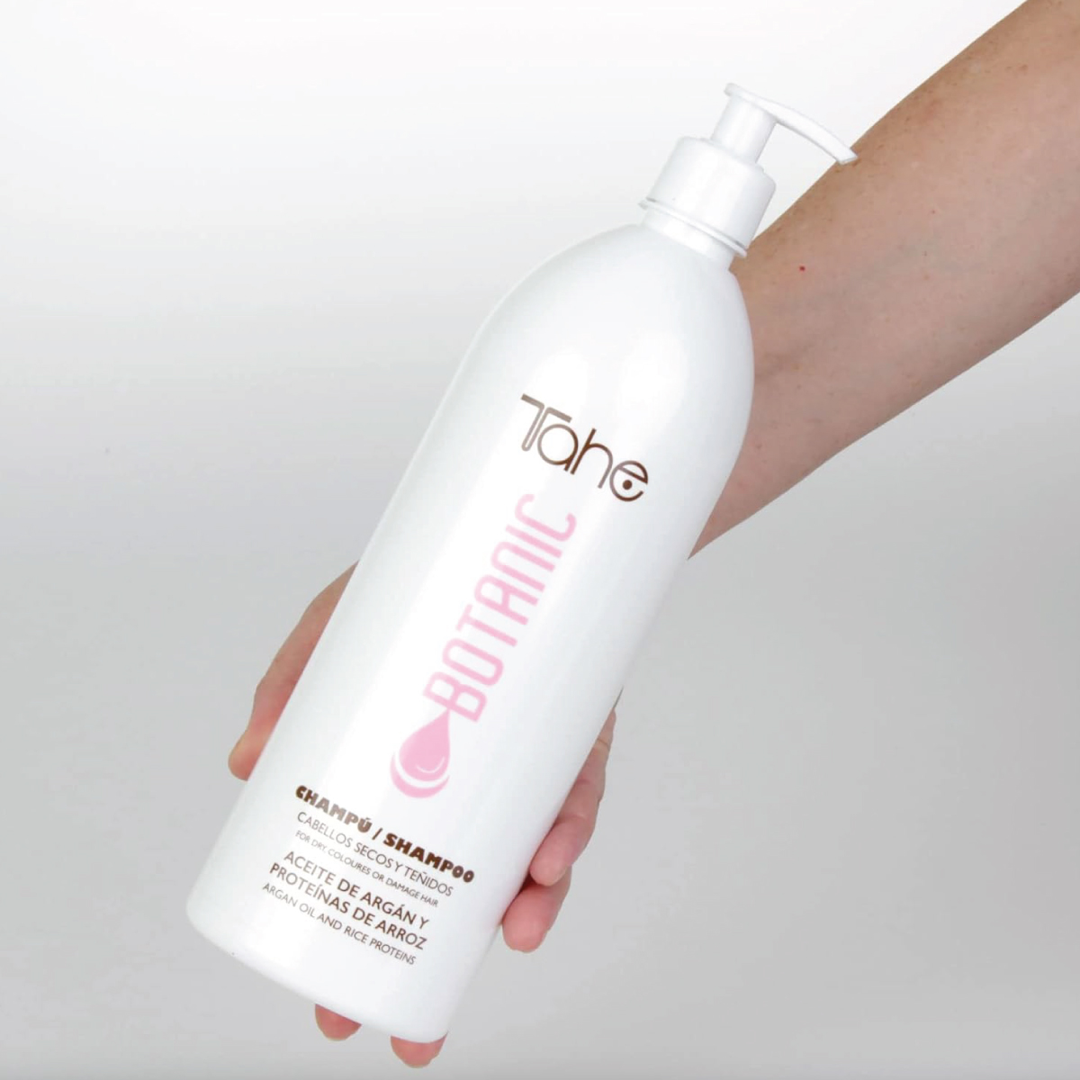 Tahe Botanic Hair Care Set - Shampoo 1000ml + Hair Mask 700ml for Dry & Color-Treated Hair