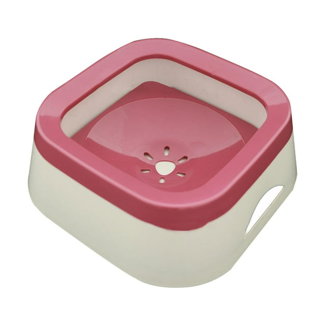 Dispensador de Agua Yuyangstore 1L Rosa Bebedero para Mascotas