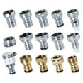 thumbnail image 2 of Strong Brass Faucet Adapters 1/2 Inch Thread Coupling for Outdoor Watering, 2 of 11