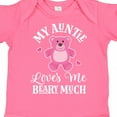 thumbnail image 4 of Inktastic My Auntie Loves Me Girls Bear Girls Baby Bodysuit, 4 of 5