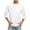 White, variant on ZRGHAOYLQ Plus Size Solid Color Basic T-Shirts Mens 3/4 Sleeve Tops Casual Crew Neck Workout Pullovers Summer Loose Fit Gym T-Shirts Big and Tall Going Out Vacation Tops