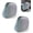 Gray, variant on chasenew 2 PCS Cars Headrest Covers, Full Wrap-around Non-marking Fit Anti-scratch Protector, Waterproof Leather Portable Reusable Elastic Dust Cover, for Most Cars Seat Headrest Accessories Black-M