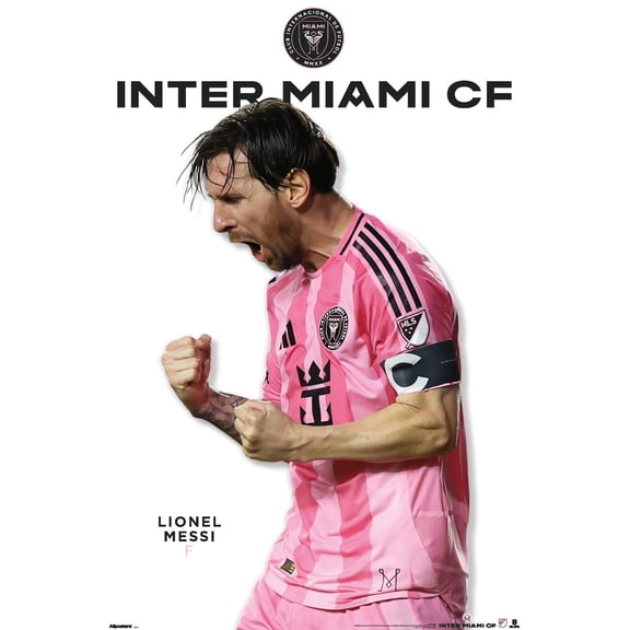 MLS Inter Miami CF - Lionel Messi Feature Series 25 Wall Poster, 22.375" x 34"