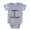 Heather Grey, variant on CafePress - FIN Mommys Little Caddy Boy - Cute Infant Baby Football Bodysuit