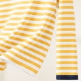 thumbnail image 7 of FSYBOA Girls Long Sleeve Shirts, Striped Casual Crew Neck Fall Kids Pullover Tops Size 5-6T, 7 of 7