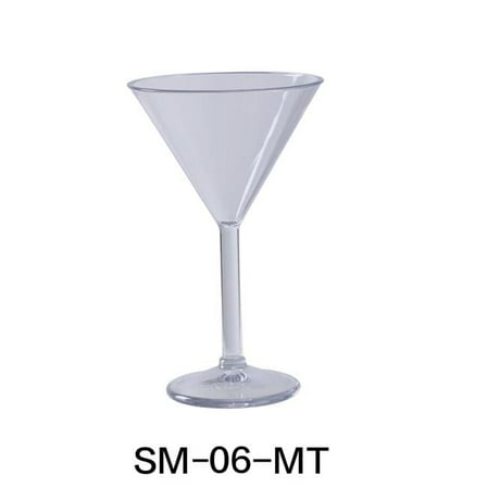 Yanco SM-06-MT 6 oz Stemware Martini Glass, Clear - 4.25 x 5.75 in. - Pack of 24